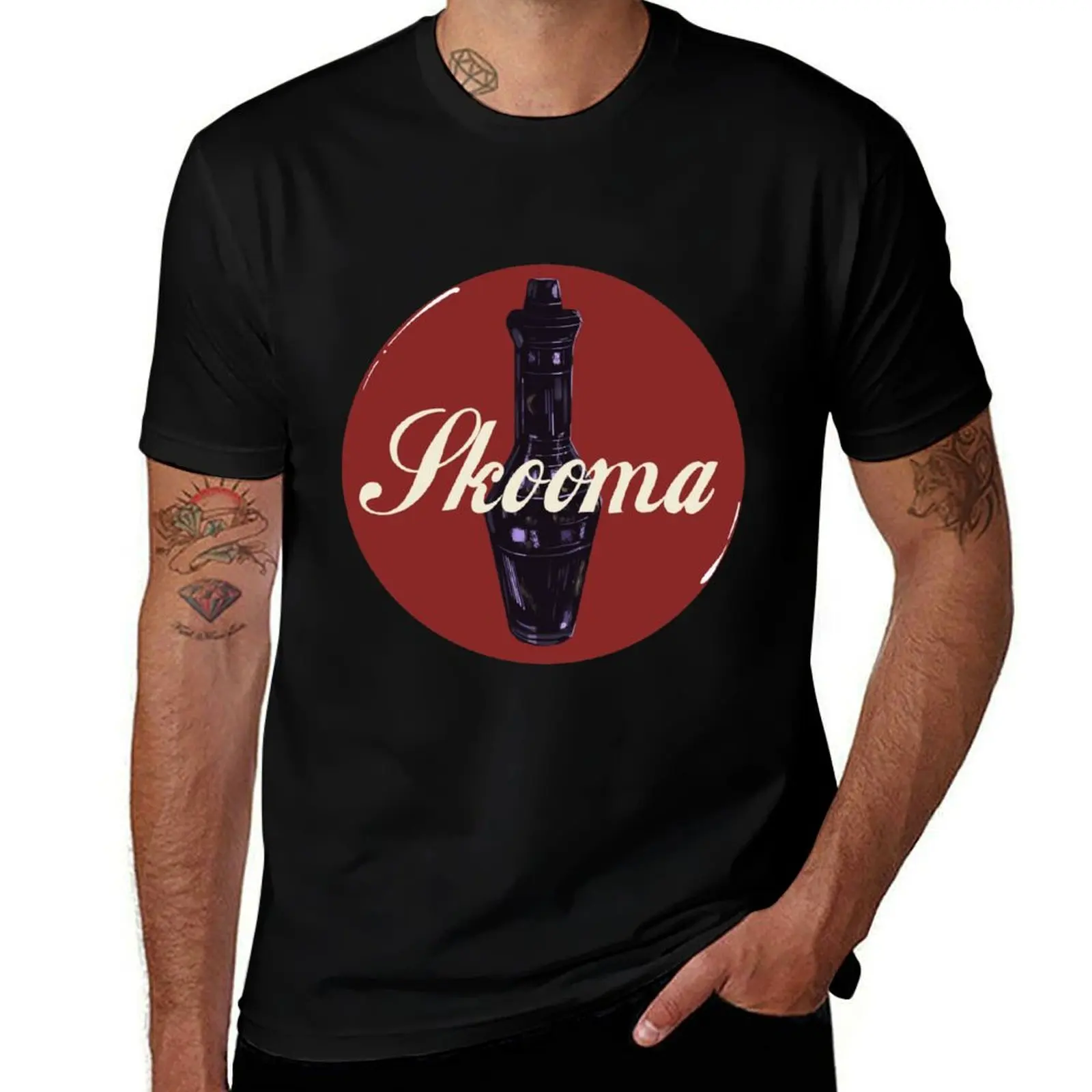 Фото Футболка Skooma-Cola, дизайнерские забавные футболки, мужские футболки с рисунком, футболка №1