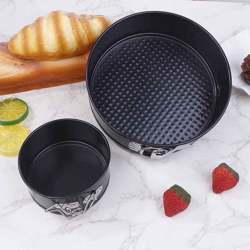 4/7-дюймовая круглая форма для торта из углеродистой стали сковороды с