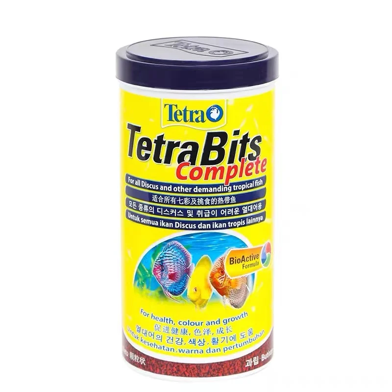 Tetra Bits completes Discus Granules Tropical Fish Food Sink for Angelfish Guppy Discus Fish Food Feeder