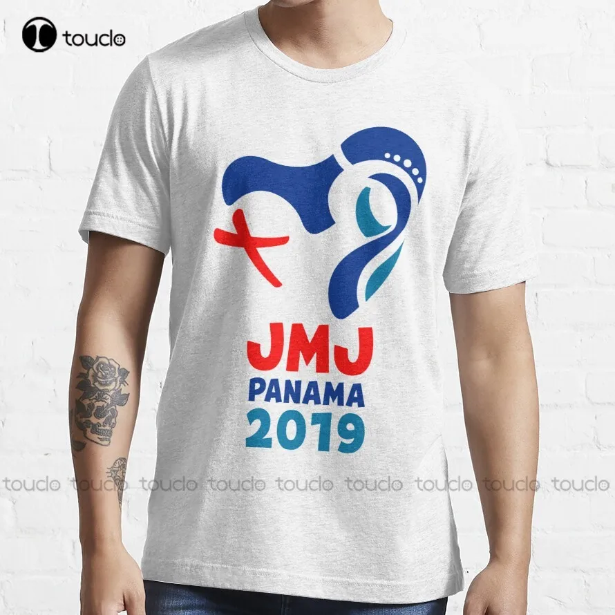 

Jmj World Youth Day Panama 2019 Logo Trending T-Shirt Swim Shirt Women Custom Aldult Teen Unisex Digital Printing Tee Shirts New