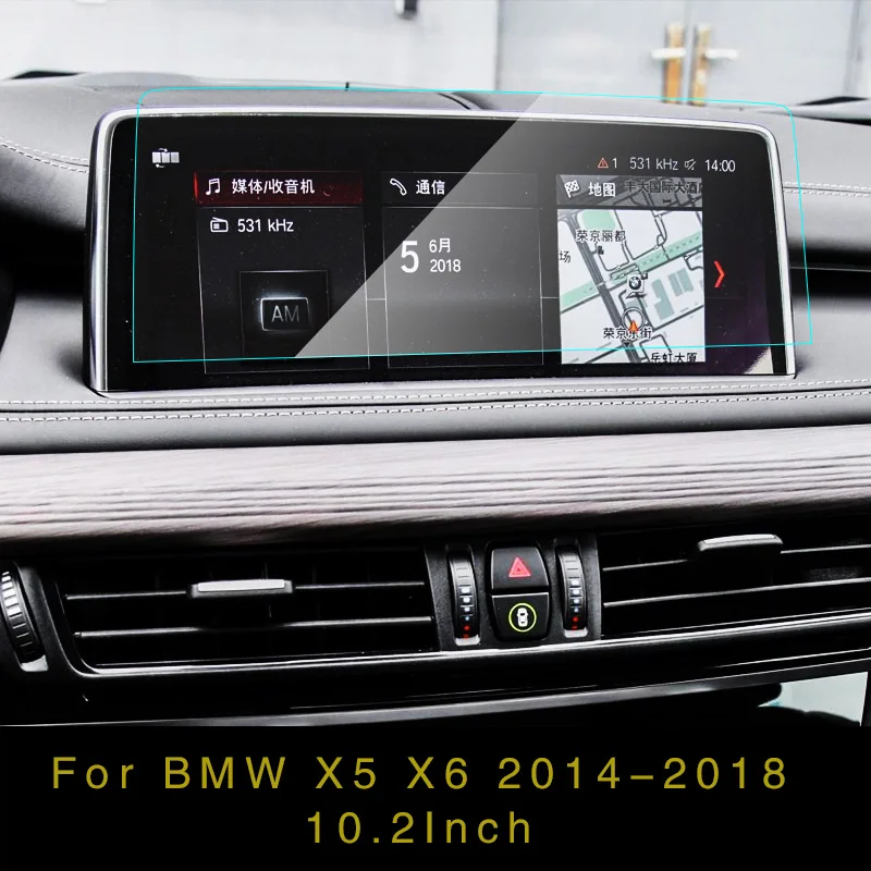 

Для BMW 2014-2018 BMW X5 X6 Center Control Закаленное стекло экрана Защитная пленка Авто Интерьер Наклейка Пленка Автомобильные аксессуары