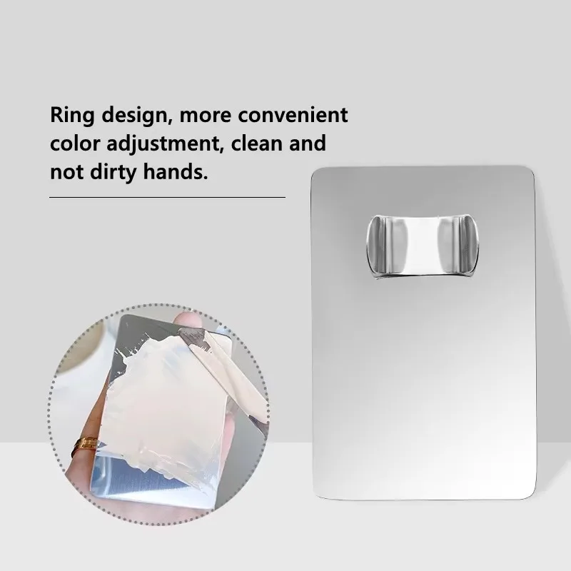 Палитра для смешивания макияжа миксер лака ногтей тарелка из нержавеющей стали