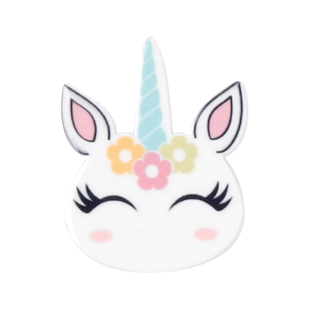 jojo bows 10pcs diy craft supplies planar resin accessories unicorn horn flower for phone case handamde earring decor material free global shipping