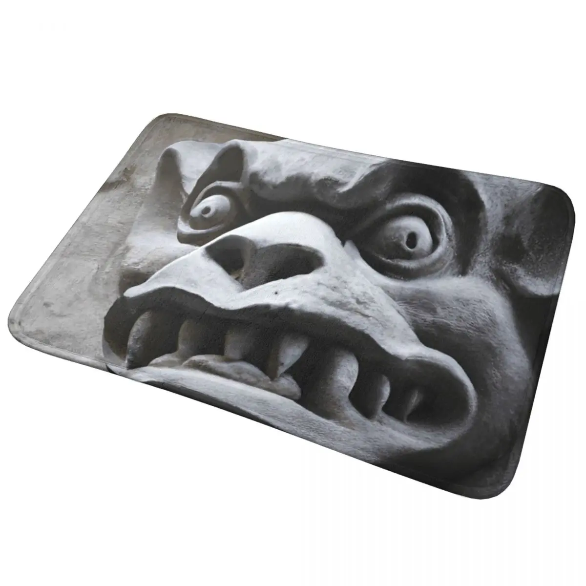 

Evil Rock Gargoyle Doormat Non-slip Super Absorbent Bathroom Floor Mats Home Entrance Rugs Living Room Carpet Hallway Footpad