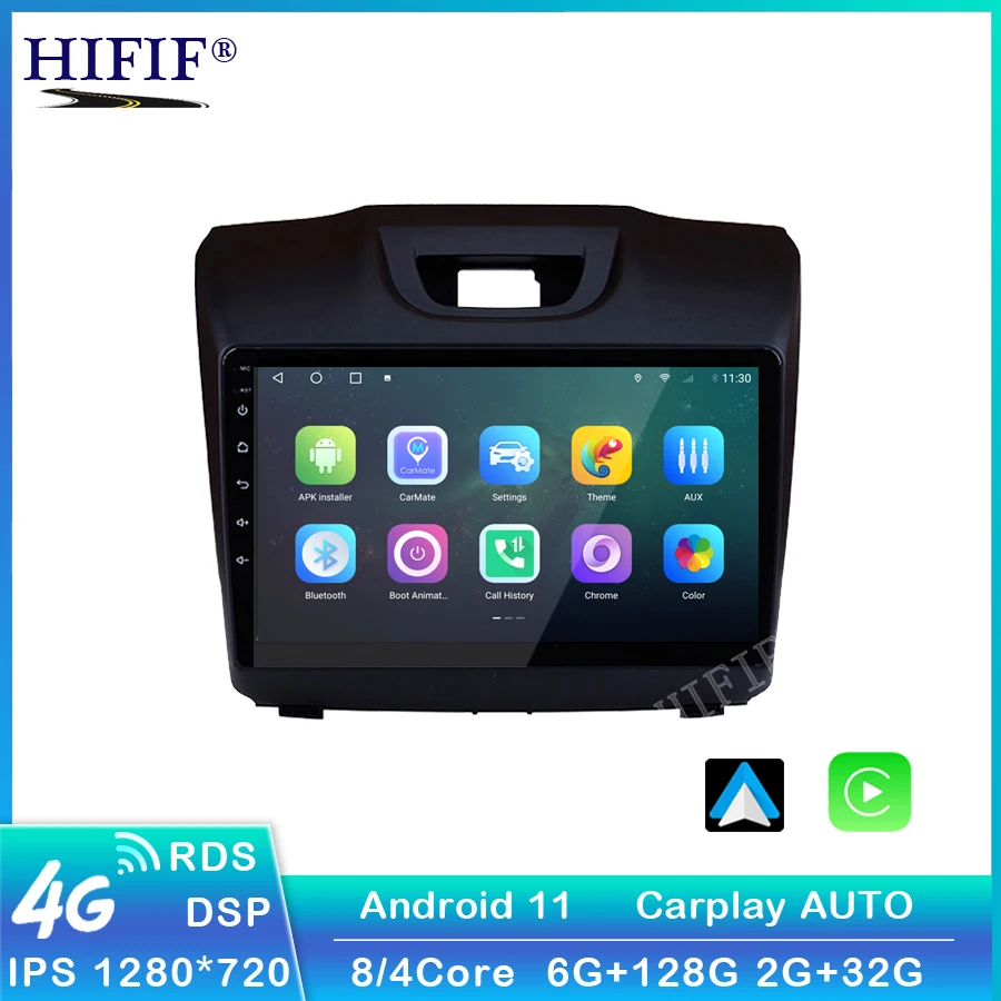 Автомагнитола 2 Din для Chevrolet S10 2015-2018 мультимедийный видеоплеер GPS-навигатор