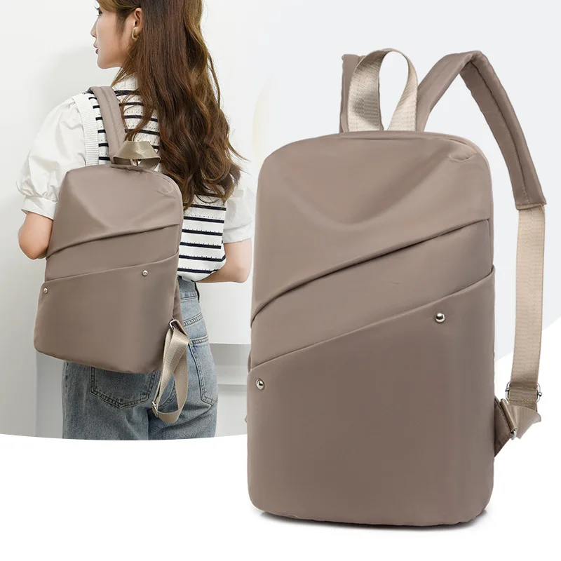 

2023 New Leisure Women's Backpack Fashion Versatile Oxford Middle School Computer Backpack Schoolbag Woman