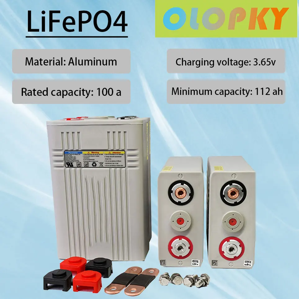 

2021 3.2V 100Ah CALB LiFePO4 battery lithium iron phosphate battery class a plastic shell CA100 DIY package solar boat RV ev