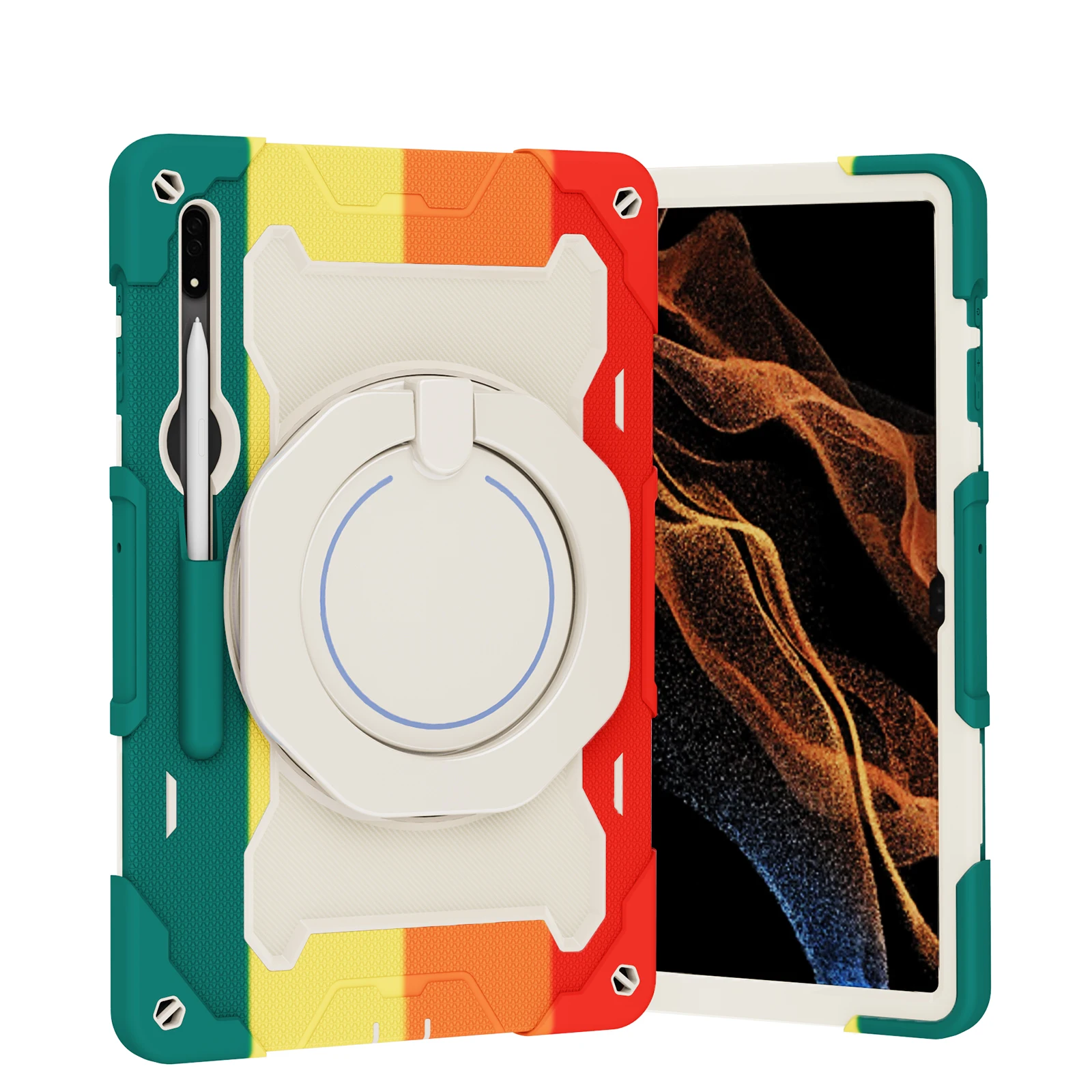 

Противоударный чехол-подставка для Samsung S8 Ultra, 14,6 дюйма, несколько цветов на выбор