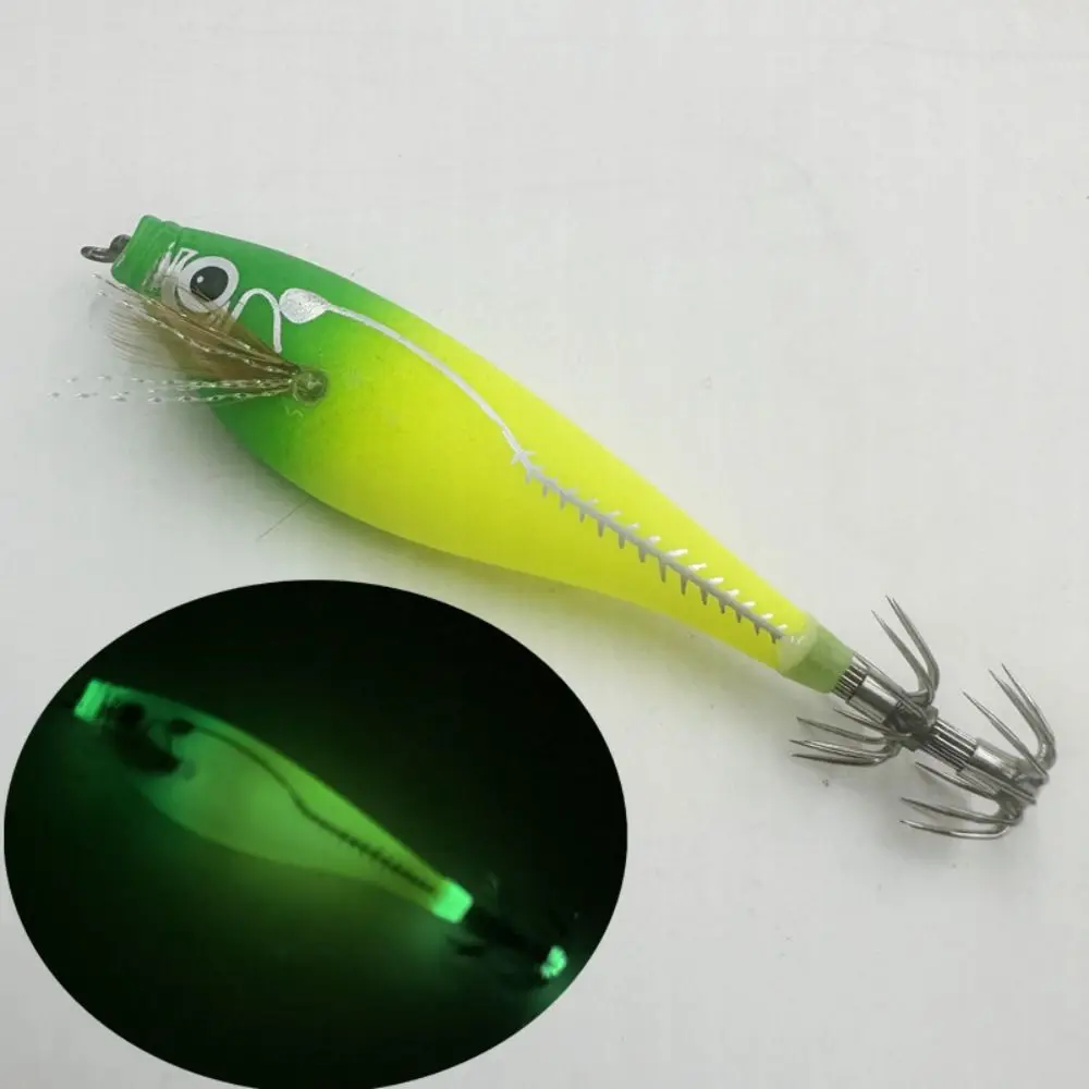 

fishing tackle Wood shrimp lures 2023 jigs 9.5CM-10.5G Squid hook explosive hook lead sinker Octopus lure simulation