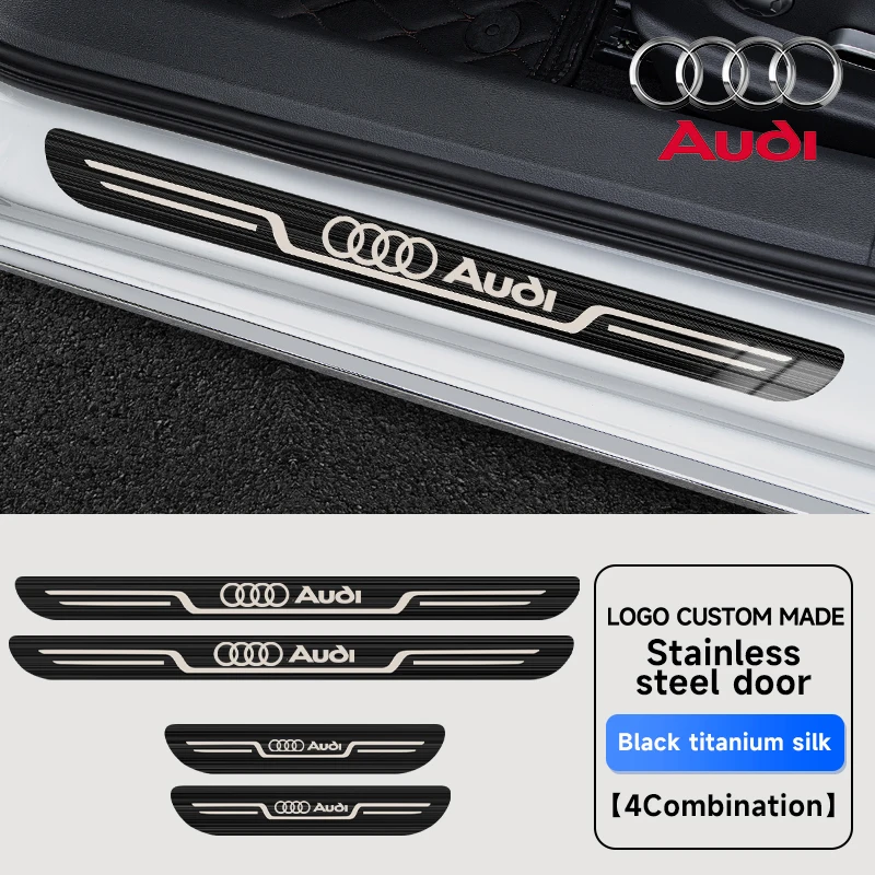 

Пороговая планка из нержавеющей стали для автомобилей Audi Sline A1 A3 A4 A5 A6 A7 A8 Q2 Q3 Q5 Q7 Q8 S3 S4 S5 S6 S7 RS3 RS4 RS5 RS6
