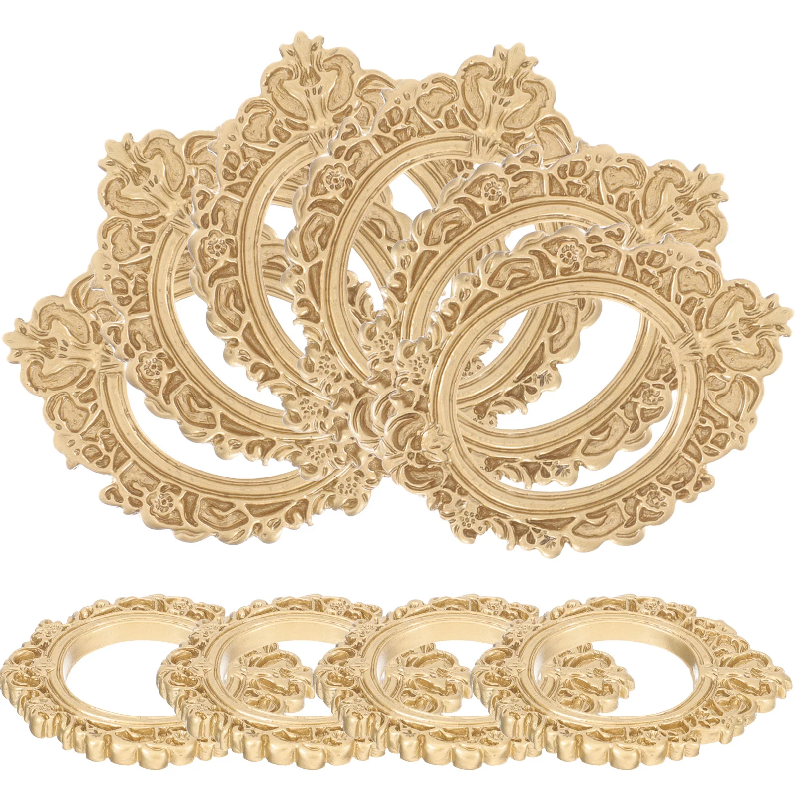 

Frame Photo Picture Mini Frames Diy Vintage Resin Miniature Crafts Oval Ornament Props Wall House Display Making Decoration