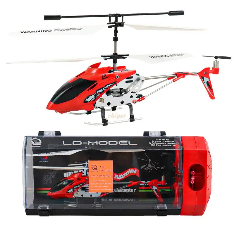 

3.5CH Metal RC Helicopter With Lights Remote Controller Helicopter in the box