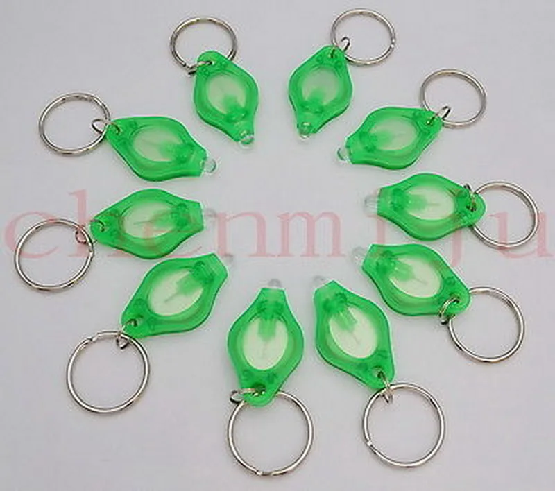 200 шт. высококачественные светодиодные мини-брелки для ключей