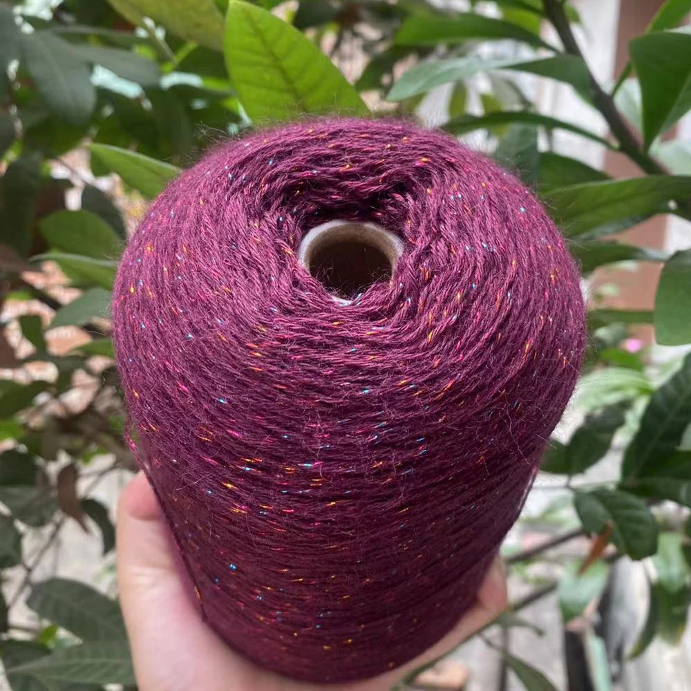 

500g Flash Wool yarn for knitting Colorful silk Worsted yarn Hand knitting yarn Baby crochet thread Knit sweater wraps soft