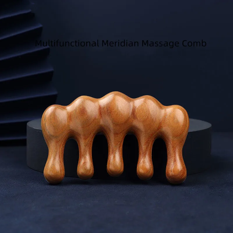 

MR.JULIET Scalp Massage Comb Natural Sandal Wood Multifunctional Wood Comb
