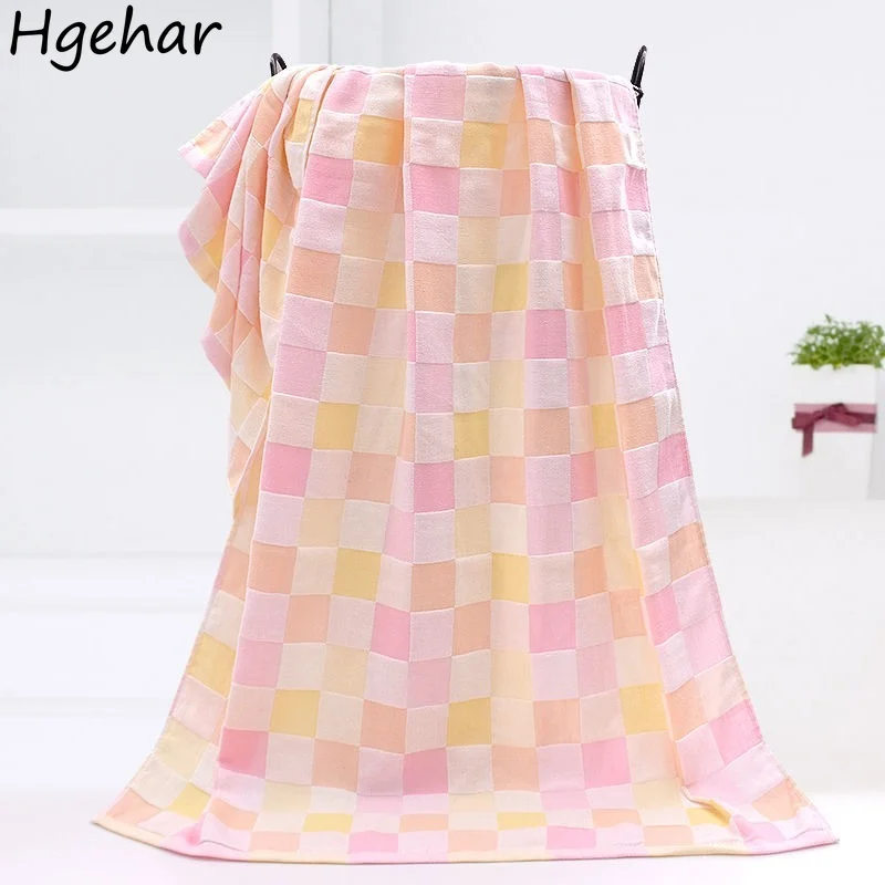 

Двухслойное хлопковое банное полотенце, бытовое полотенце, тонкое абсорбирующее не ворсовое, для студентов, для дома, лето, весна, стильное