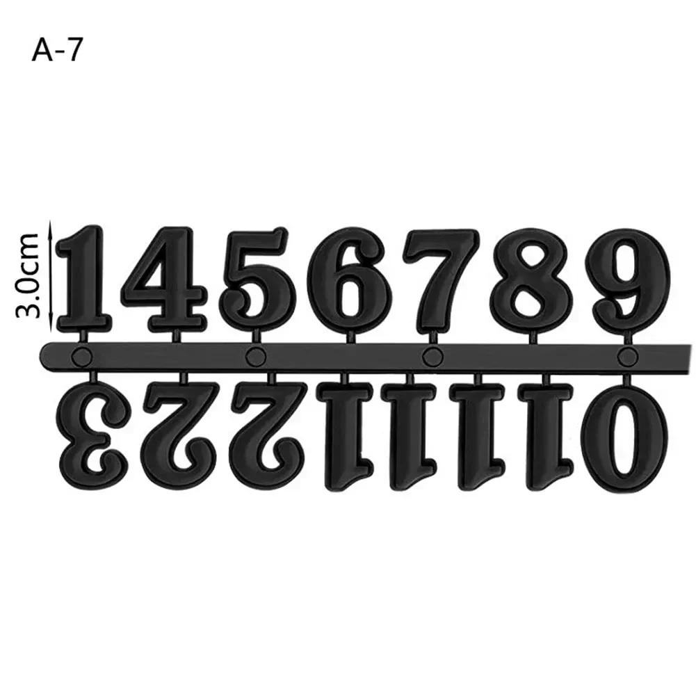 Настенные часы набор цифр пластик веер касса цифр 0 9