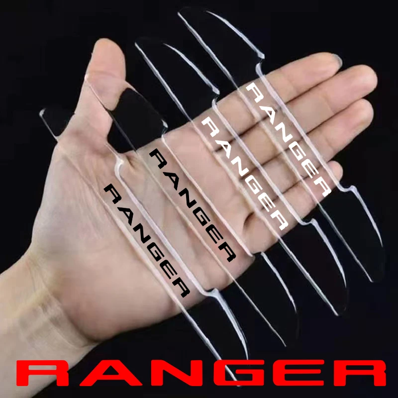 

Car Sticker Door Anti-collision Strip Decoration For Ford Ranger Wildtrak F-100 ER, EQ, R Crew Auto Accessories