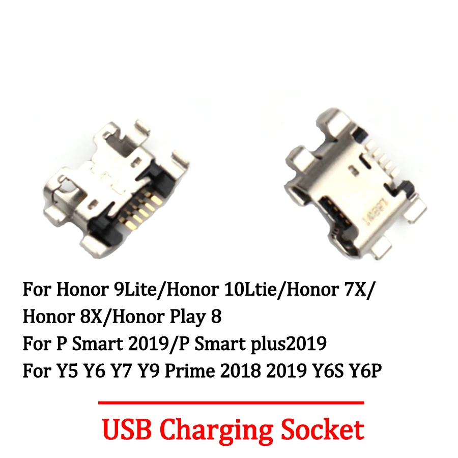 

30 шт., Usb-разъем для зарядного устройства для Huawei Mate 10 Lite/Nova 2 Lite/P40 Lite/Nova 3i/G10 Plus/Maimang 8