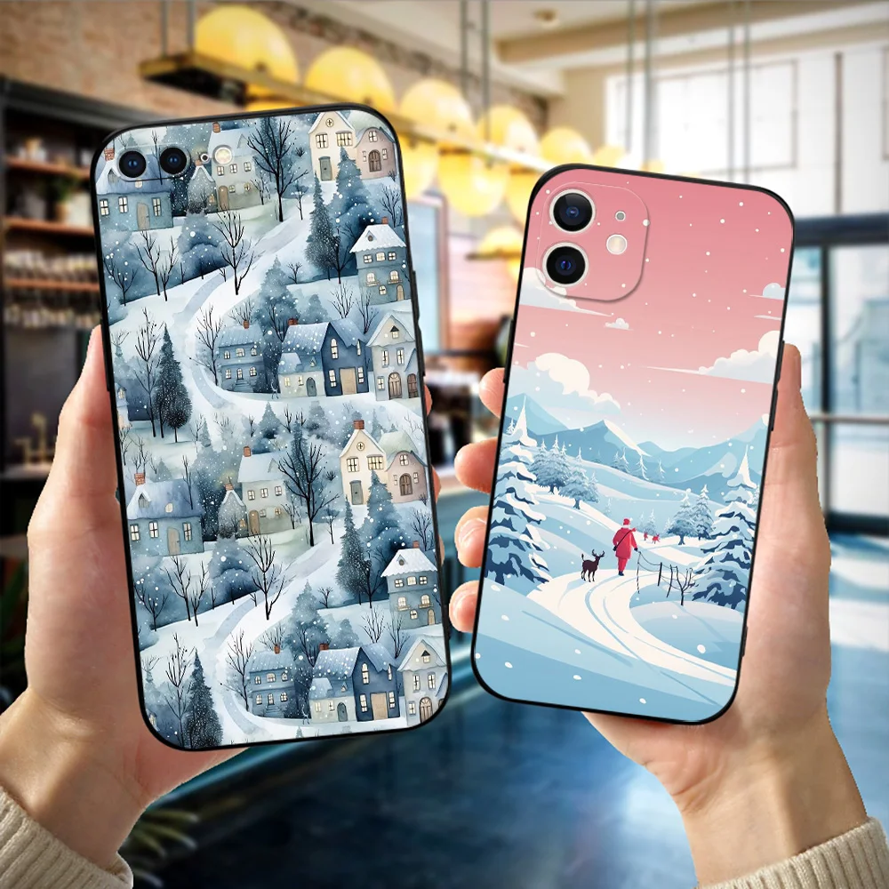 Черный чехол из ТПУ для телефона TCL 30 plus 303 30XE В 30SE E 306 305 40R 40SE 405 406 408 Зима