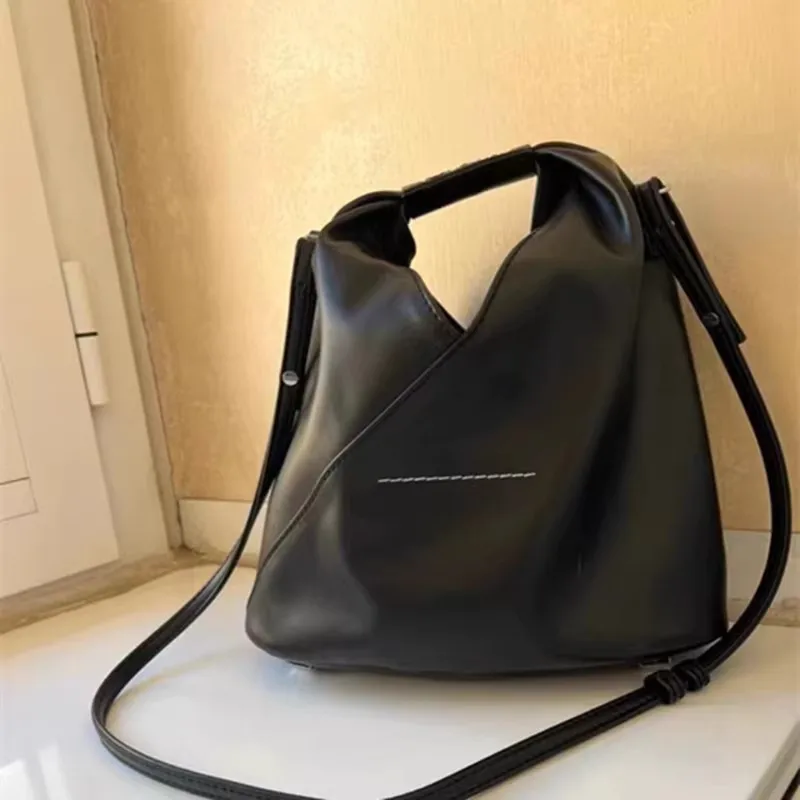 

Luxury Brand Margiela Shoulder Bags Men Women MM6 23SS Tote Large Capacity Casual Handbag Triangle Splicing Simple Fashion Bag