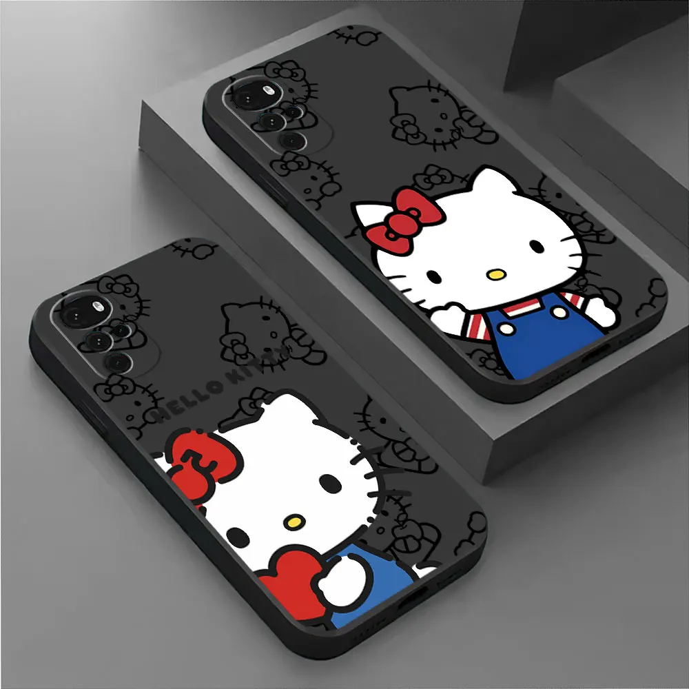 Милый чехол для телефона Hello K-Kitty Sanrio Moto G30 G31 G50 4G 5G G51 G60 G60S G71 G22 G32 G52 G72 G53 G73