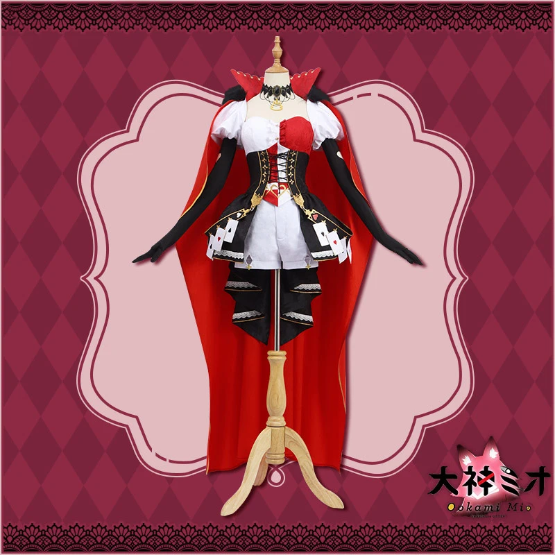 

COSMART [Customized] Vtuber Hololive Ookami Mio New Uniform Dress Cosplay Costume Halloween Carnival Party Outfit Unisex 2023