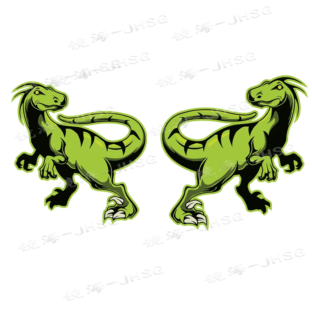 

Green Dinosaur - bumper stickers - suitable for laptops, windows, cars, wall exterior decorative stickers - waterproof vinyl