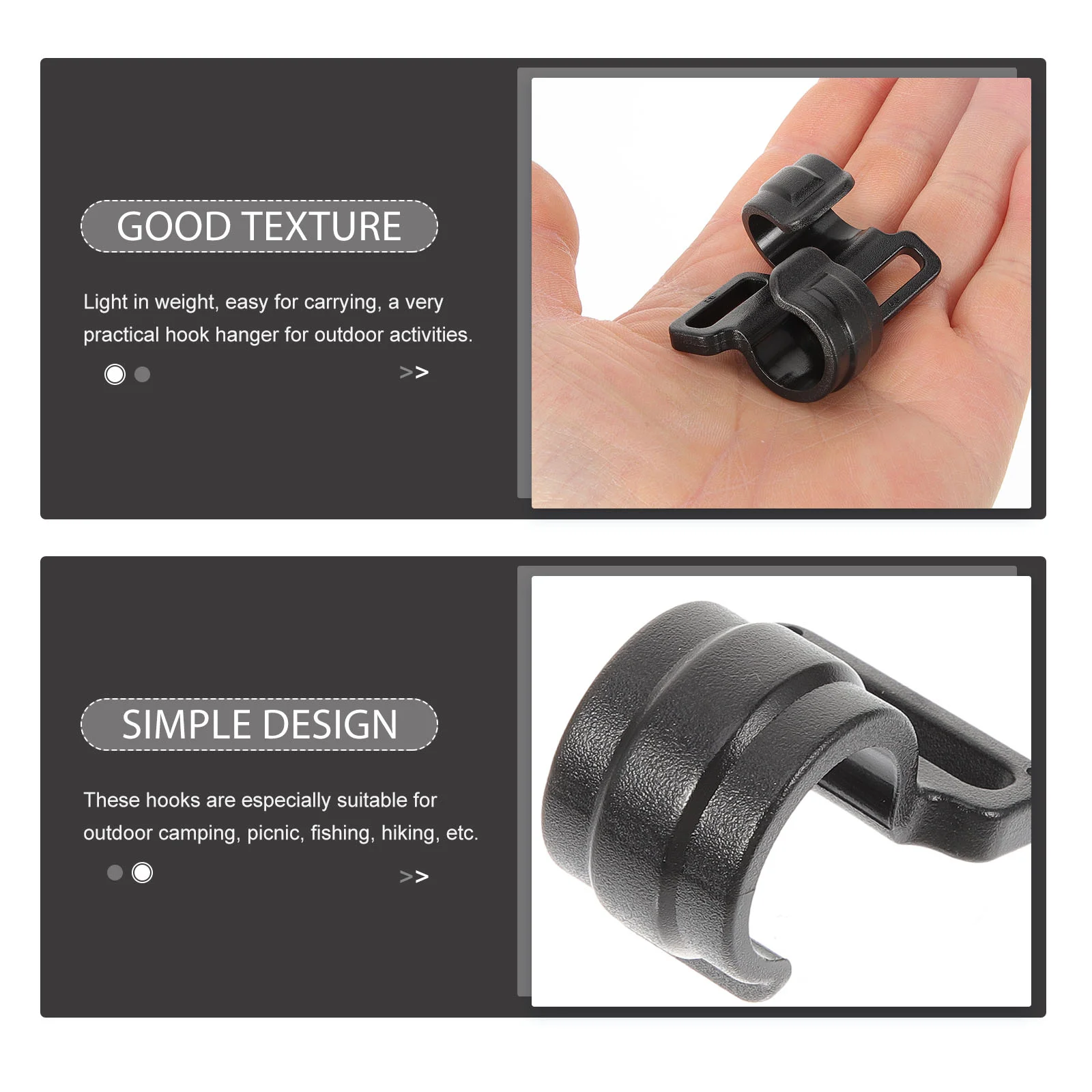 Пластиковый крючок соединительные крючки стеллаж для хранения палаток кемпинга