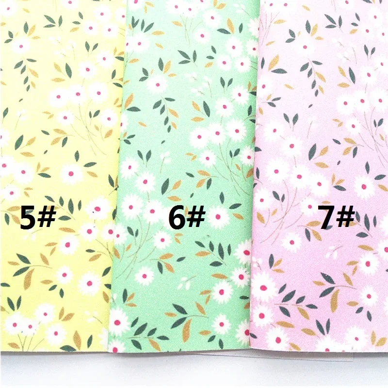 Pastel цветные маленькие маргаритки цветы печатные тонкие искусственные виниловые