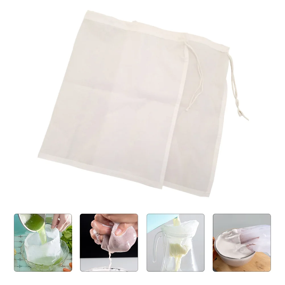 

Filter Strainer Meshnylon Nut Cheese Fruit Yogurt Infuser Tea Steepercotton Reusablesoybean Coffee Pouches Cloth Fine Cloths