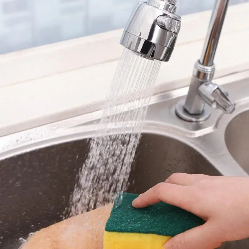 

Degree Swivel Kitchen Faucet Aerator Adjustable Dual Mode Sprayer Filter Diffuser Water Saving Nozzle Faucet Connector
