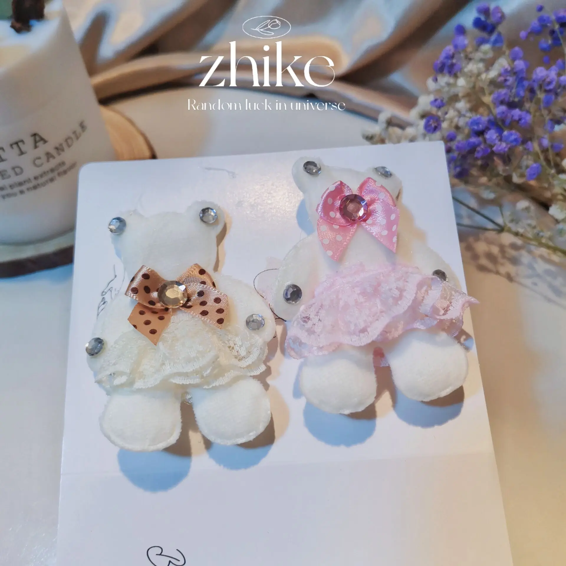 5 шт. новинка сделай сам кукольный медведь тканевые наклейки детская одежда