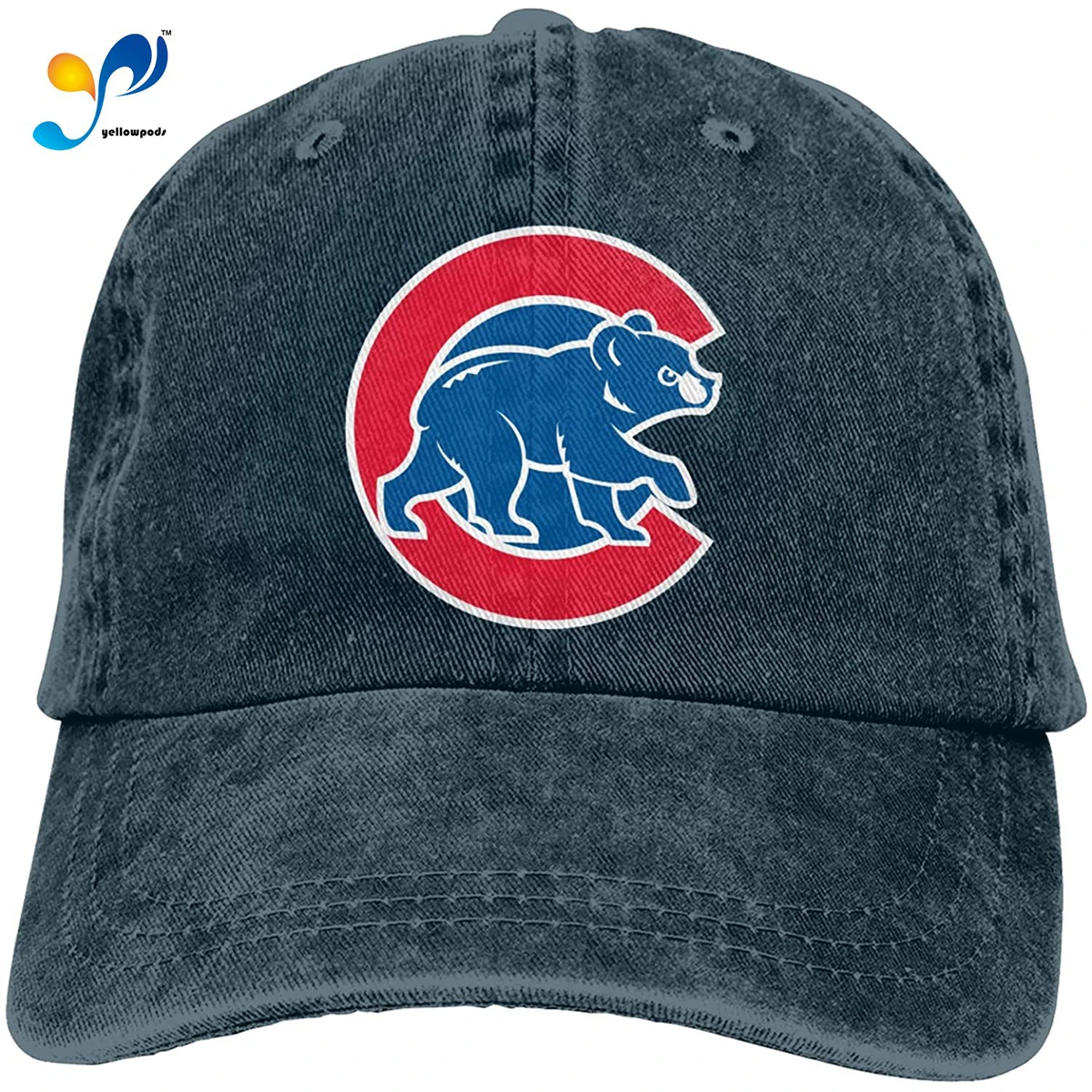 

Chicago Baseball-Cub Sandwich Cap Denim Hats Baseball Cap Adult Cowboy Hat