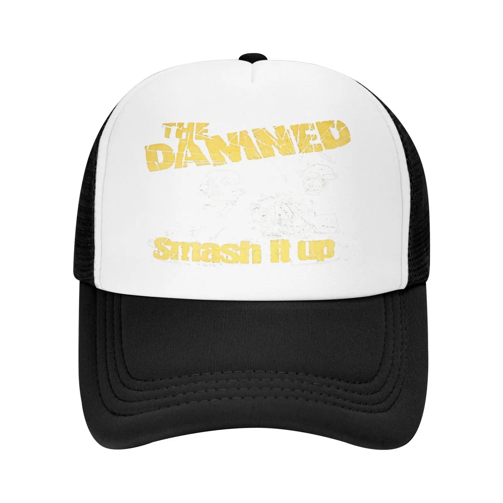 

The Damned Smash It Up Buzzcocks Cap Trucker Cap Russian Hat Summer Fishing Men's Hat Men's Caps Beach Trucker Hat Cap For Men