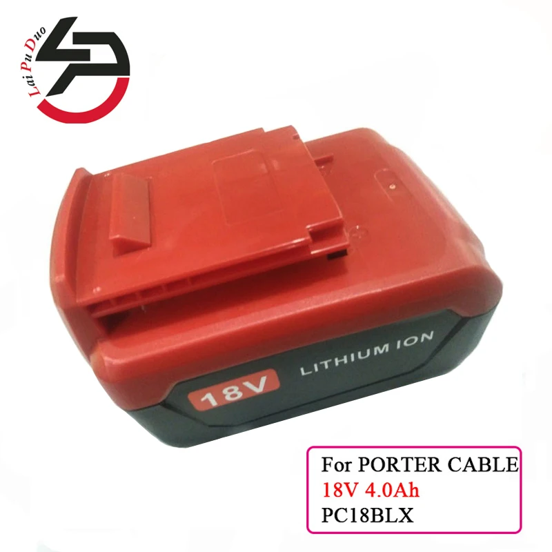 

18V 4.0Ah Li-ion Old Version Replacement Power Tool Battery for PORTER CABLE PCB18LX