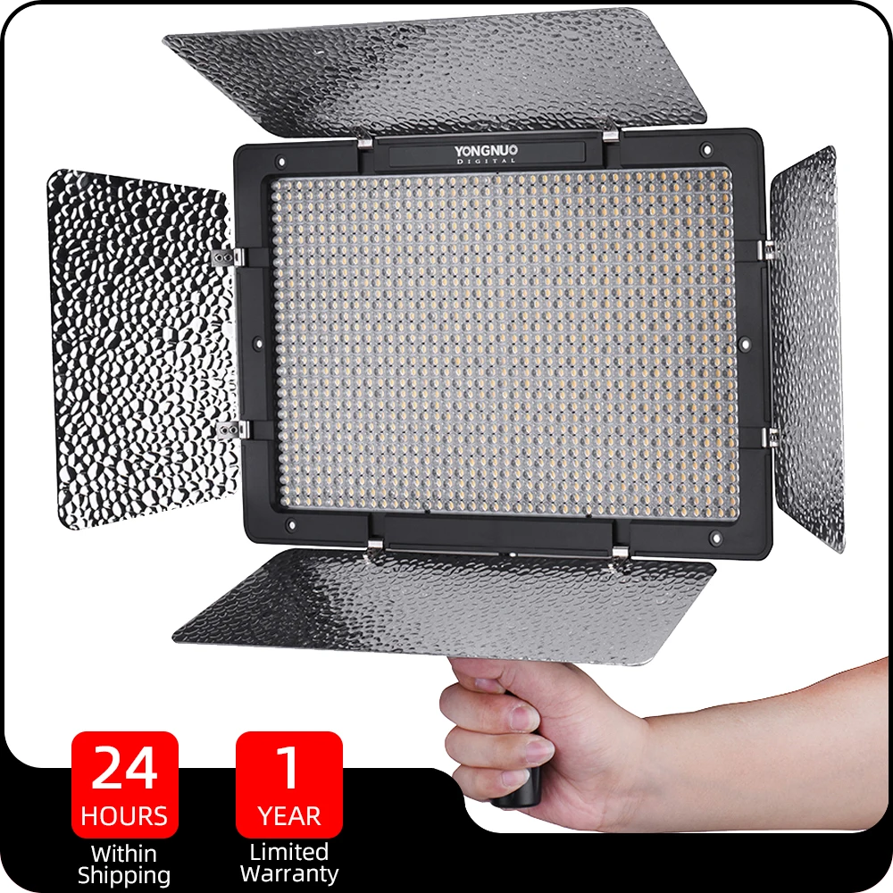 

YONGNUO YN1200 LED Studio Video Light Fill Light Continuous Lighting 3200-5500K Bi-color Adjustable for the Cameras Camcorder