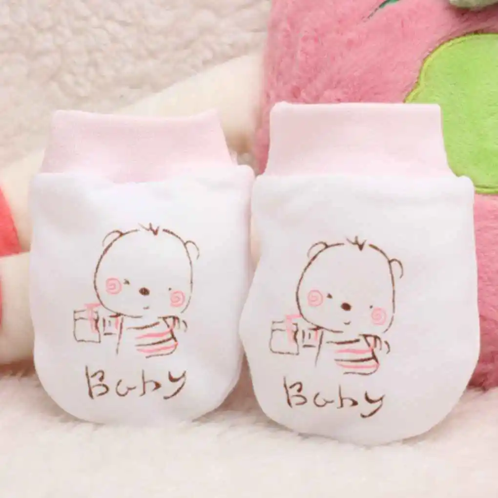 

Baby Newborn Anti Scratch Mittens Breathable Gloves Unisex Warm Cotton Gloves