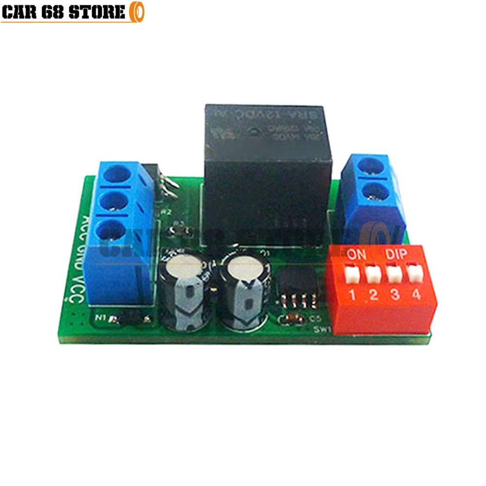 

DC 12V ACC Trigger Relay Module Board 20A Car Power-off Delay Switch Turn off After Power-off Delay Car Switch Accessories