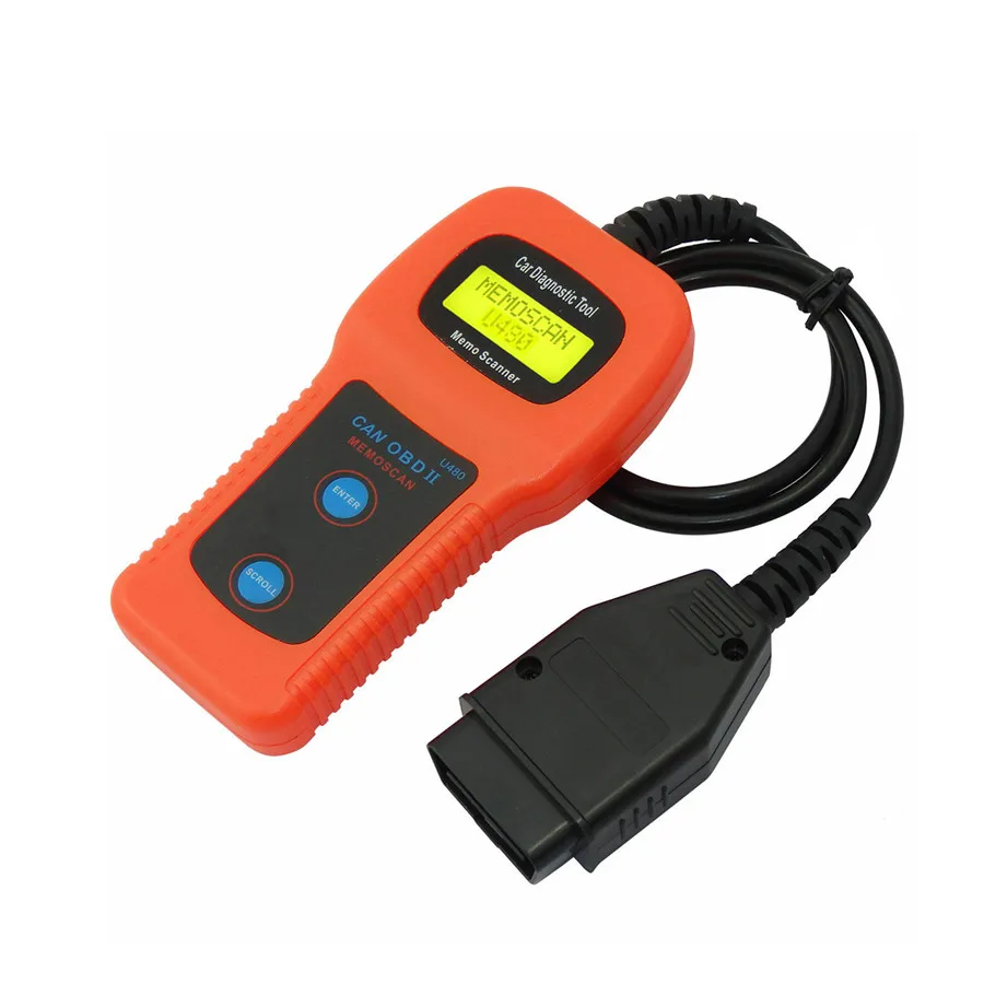 Сканер OBD2 U480 Диагностический сканер OBD 2-кодовый считыватель кодов двигателя
