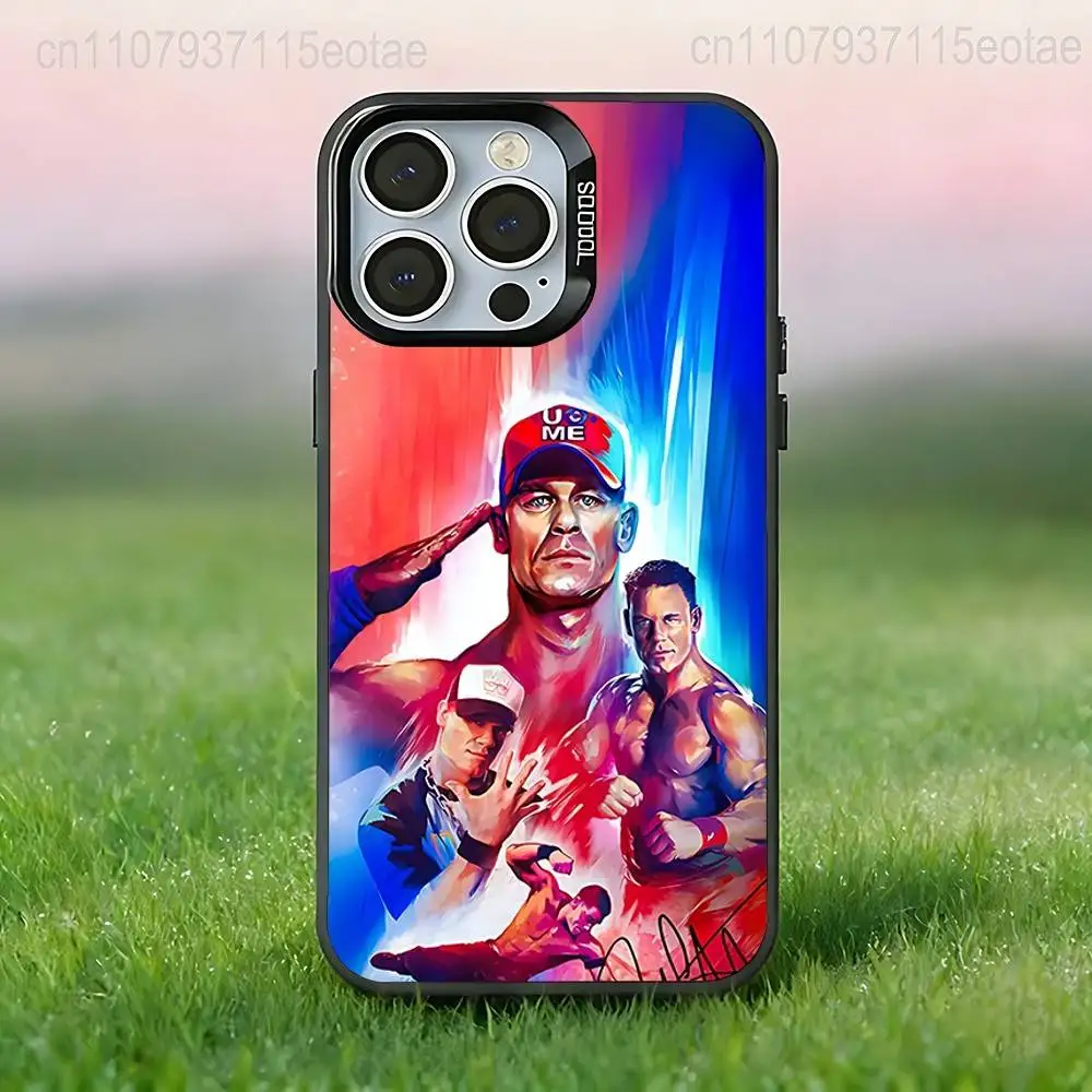 Фото Чехол для телефона John Cena (Джон Сина) для iPhone 17, 16, 15, 14, 13, 12, 11, Pro, Max, Plus, E, Air, Mini, черный, из ТПУ, с технологией IMD №5