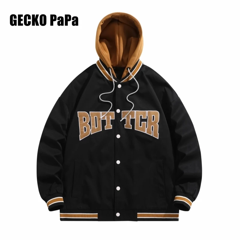 

Men's Hoodies Fashion Jackets Harajuku Loose Long Sleeve Sweatshirt Men Hip Hop Streetwear Men Women Hooded Jacket Oversized
