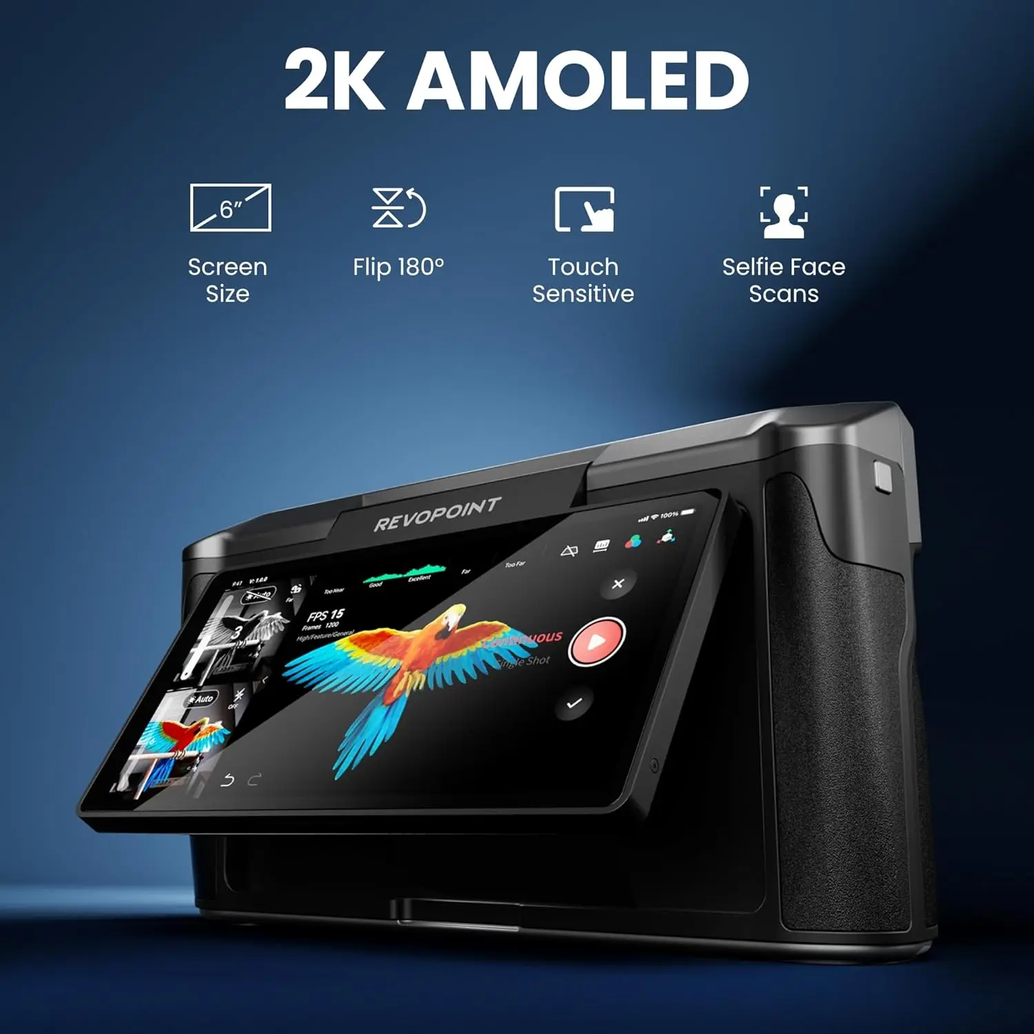 3D-сканер Revopoint MIRACO для 3D-печати портативный сканер все в одном аккумулятор с