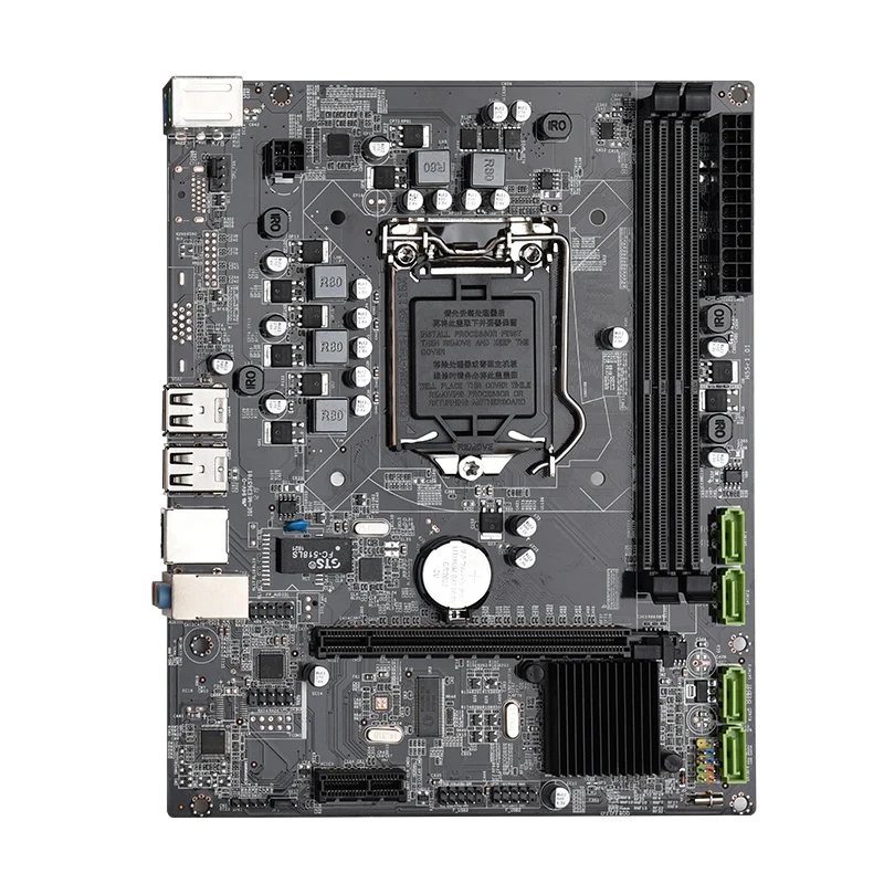 

P55 Mining Motherboard PCI-E1X To USB2.0 GPU Slot LGA1156 Support DDR3 DIMM Computer Motherboard