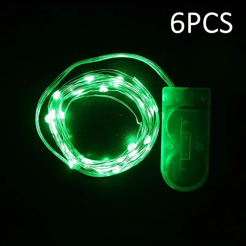 

Holiday LED Fairy Light Garden Lamp Christmas Wedding Copper Wire String Lamp 6PCS CR2032 Battery for Xmas Garland Party Decor