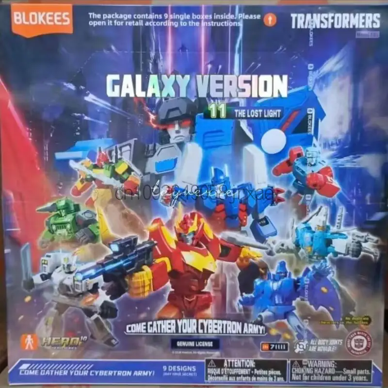 Фото Blokees Transformers Galaxy Version Vol.11 Lost Light Слепая коробка Подвижные модели Ультра Магнус Родимус Прайм Сборные фигурки Игрушка №2