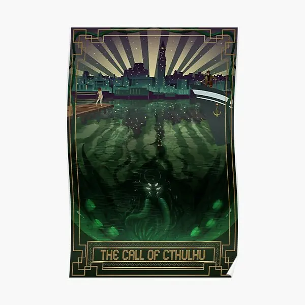 The Call Of Cthulhu художественный декоративный плакат настенная живопись смешная