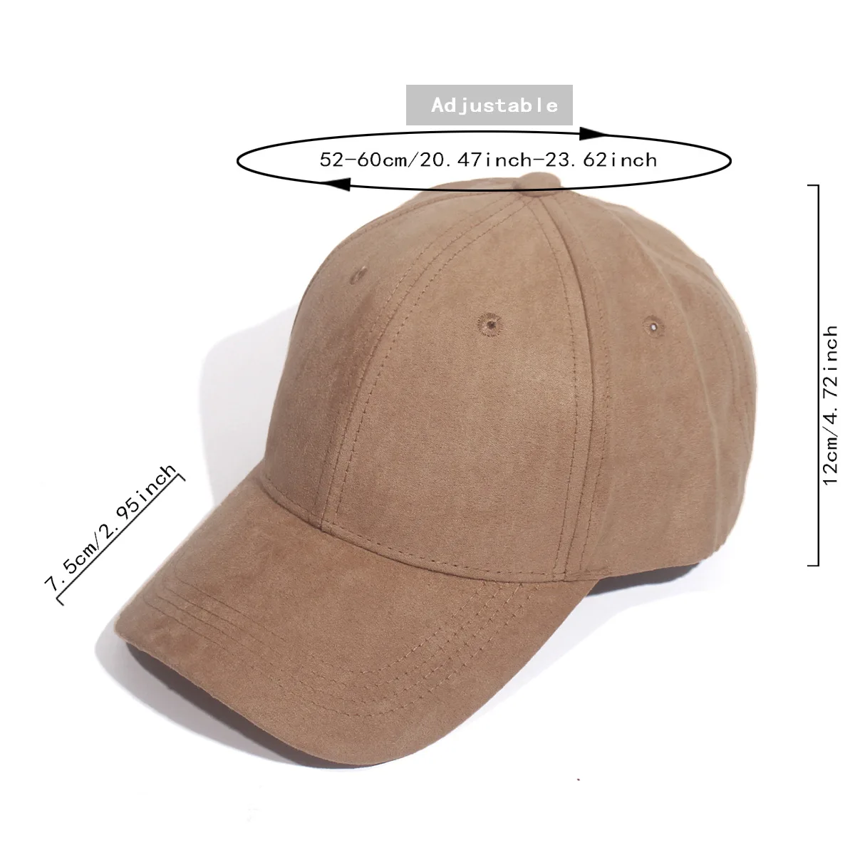 Однотонные замшевые бейсболки для мужчин и женщин, кепка Snapback, дешевые однотонные шляпы высокого качества, желтая, зеленая шляпа цвета хаки (art.: 3920cc7043189) - 3920cc7043189