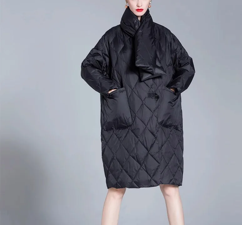 

2023 Women's Clothing Loose Western Style down Coat Winter New
