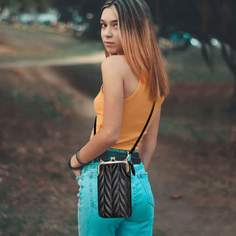 Shoulder Messenger Bag Fashion Y2K Mini Handbag for Women Hasp Purses Ladies Crossbody Bag Wallets Trendy Phone Bag Longkeeper